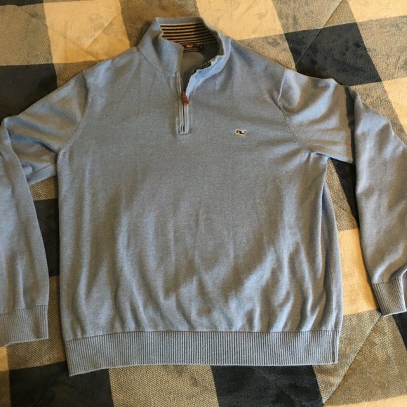 Vineyard Vines Men's Quarter Zip Pullover - Picture 1 of 5